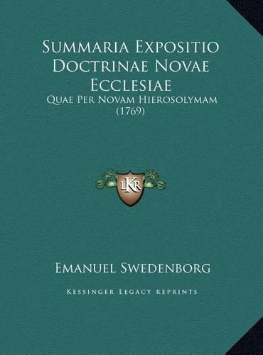 Summaria Expositio Doctrinae Novae Ecclesiae