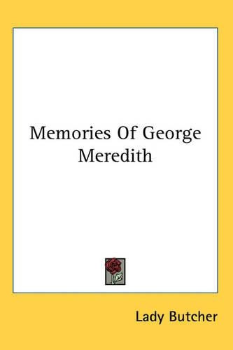 Memories Of George Meredith