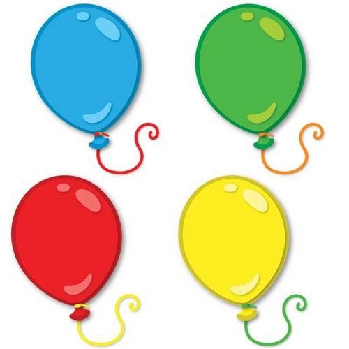 Balloons Mini Cutouts