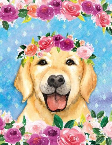Big Fat Bullet Style Journal Labrador In Flowers