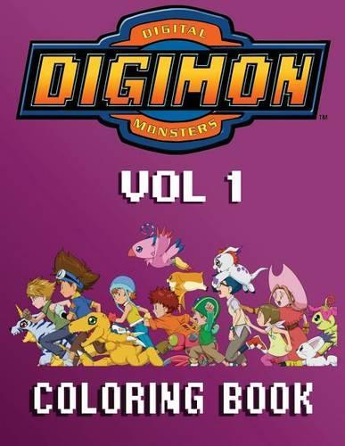 Digimon Coloring Book - 80 Pages A4 (Volume 1)
