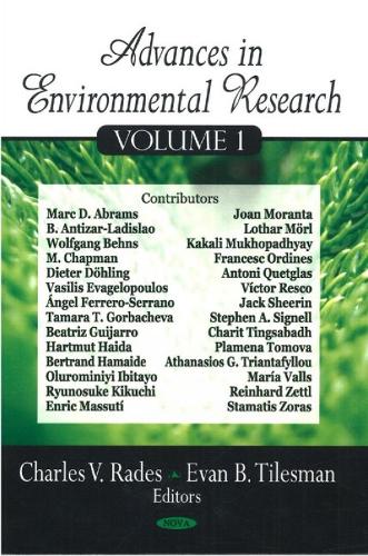 Advances in Environmental Research