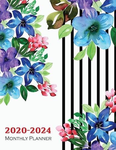 2020-2024 Monthly Planner: 60 Months Organize Calendar Logbook - 2020-2024 Calendar Planner - Yearly Planner Appointment - Monthly Checklist - Notebook Agenda Organizer - Five