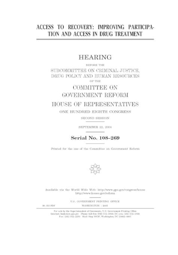 Access to recovery: improving participation and access in drug treatment