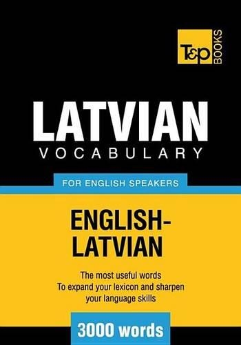 T&p English-Latvian Vocabulary 3000 Words