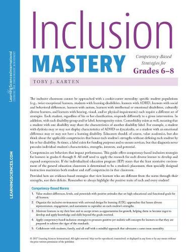 Inclusion Mastery