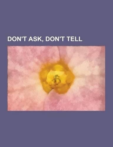 Don't Ask, Don't Tell