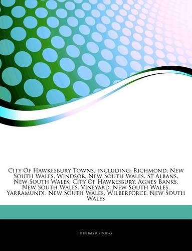 Articles on City of Hawkesbury Towns, Including