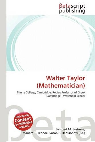Walter Taylor (Mathematician)