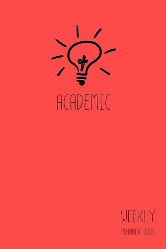 Academic Weekly Planner Book: Classic Red 6x9 2 Years 104 Weeks Checklist Planning Undated Organizer / Calendar / Log / Journal / Notes(Academic Plan Books)