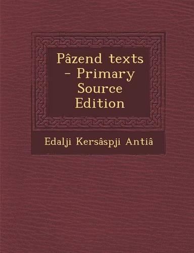 Pazend Texts