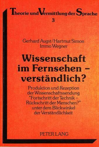 Wissenschaft Im Fernsehen - Verstaendlich?