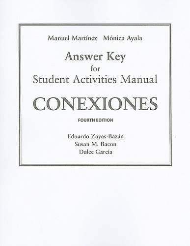 SAM Answer Key for Conexiones
