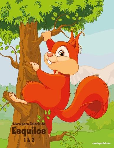 Livro para Colorir de Esquilos 1 & 2