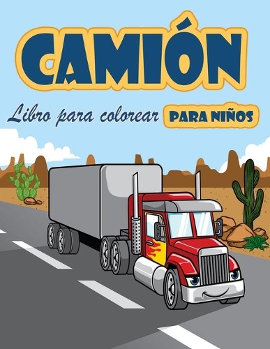 Camión Libro para colorear para niños