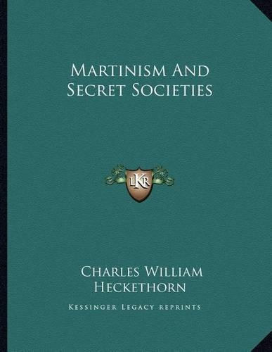 Martinism and Secret Societies