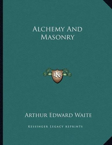 Alchemy and Masonry