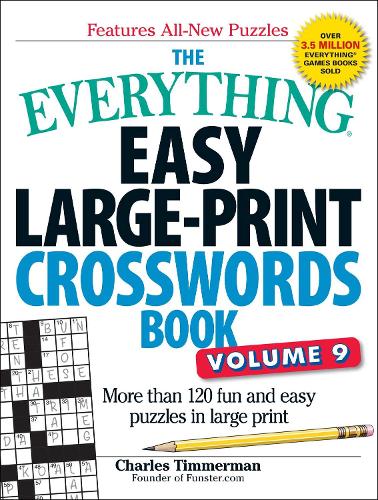 The Everything Easy Large-Print Crosswords Book, Volume 9
