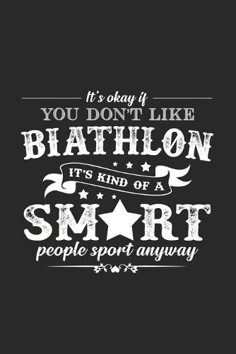 Biathlon sport: 6x9 Biathlon - blank with numbers paper - notebook - notes