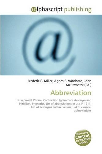 Abbreviation