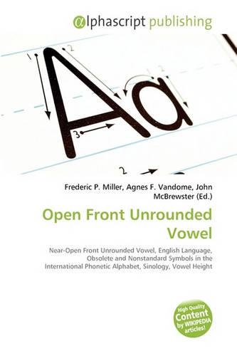 Open Front Unrounded Vowel