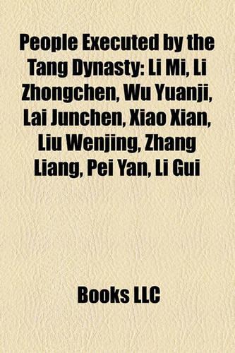 People Executed by the Tang Dynasty