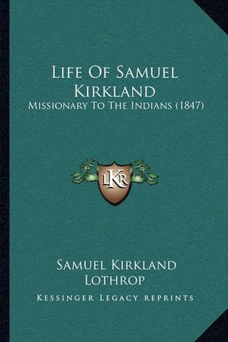 Life Of Samuel Kirkland