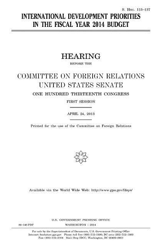 International development priorities in the fiscal year 2014 budget
