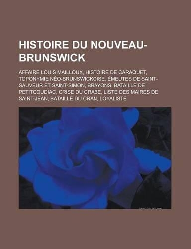 Histoire Du Nouveau-Brunswick