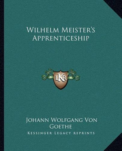 Wilhelm Meister's Apprenticeship