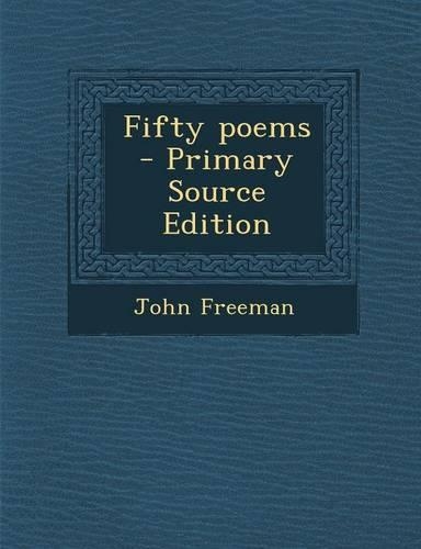 Fifty Poems: (English)