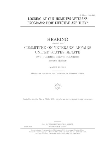 Looking at our homeless veterans programs