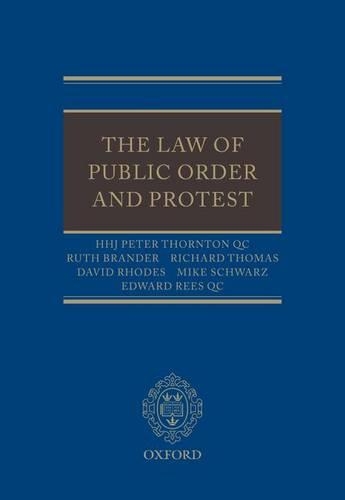 The Law of Public Order and Protest