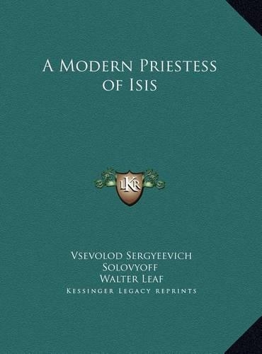 A Modern Priestess of Isis