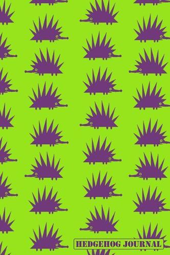 Hedgehog Journal: For Men, Women and Kids (Purple & Green)