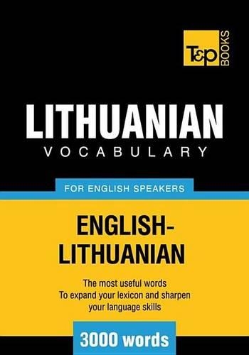 T&p English-Lithuanian Vocabulary 3000 Words