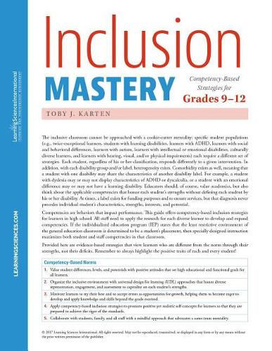 Inclusion Mastery