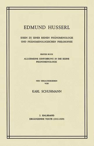 Ideen zu Einer Reinen Phänomenologie und Phänomenologischen Philosophie