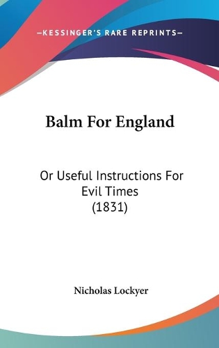 Balm For England