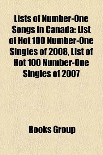 Lists of Number-One Songs in Canada