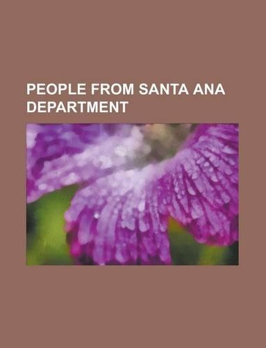 People from Santa Ana Department