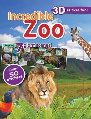 Incredible Zoo 3d Sticker Scene