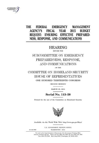 The Federal Emergency Management Agency's Fiscal Year 2015 Budget Request