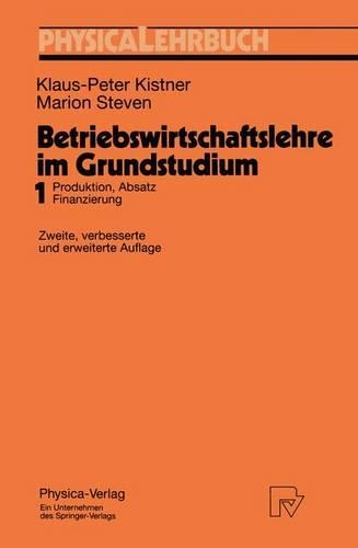 Betriebswirtschaftslehre Im Grundstudium 1