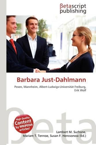 Barbara Just-Dahlmann: (German)
