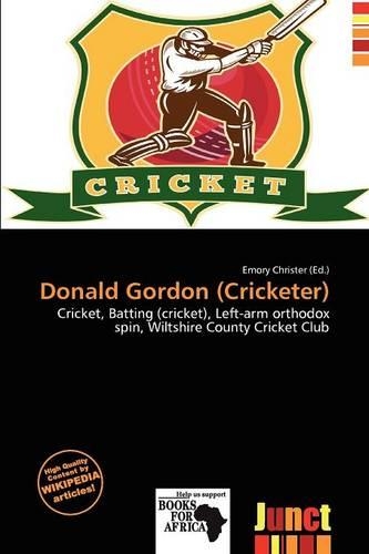 Donald Gordon (Cricketer)