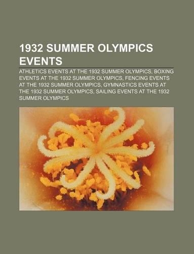 1932 Summer Olympics Events