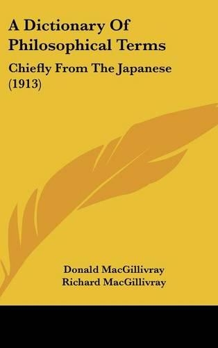 A Dictionary of Philosophical Terms