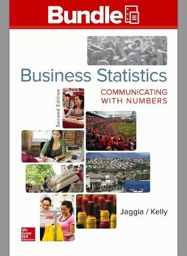 Loose Leaf Business Statistics: Communicating with Numbers with Connect
