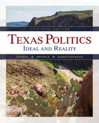 Texas Politics 2015-2016 (with MindTap Political Science, 1 term (6  months) Printed Access Card)